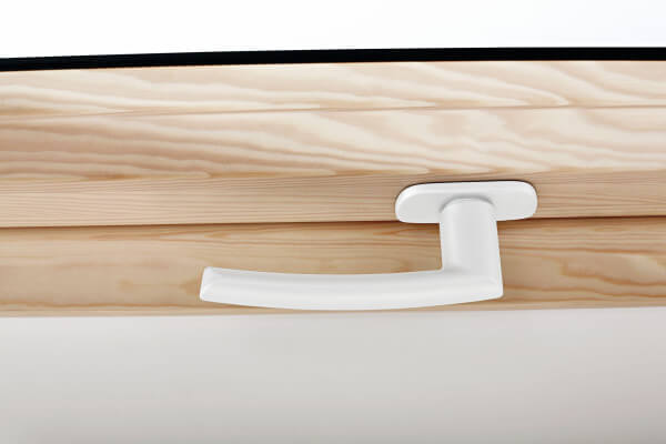 Standardgriff in weiß für Baureihe R6 oder R8 H-1